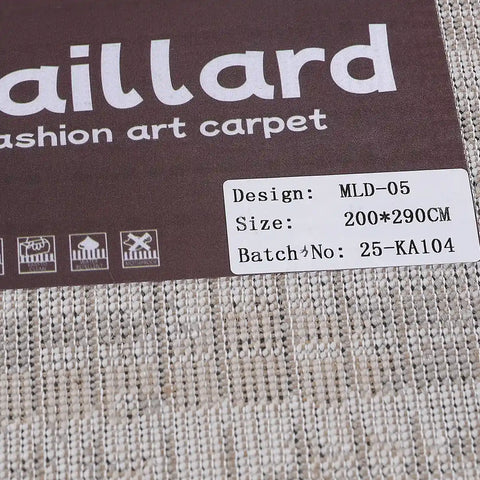 Meilade Warm Layered Textured Abstract Neutral Area Rug