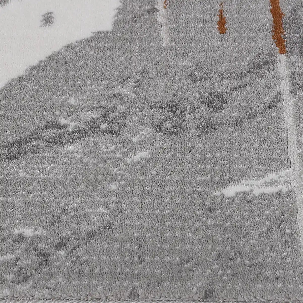 Melard Layered Grid Abstract Neutral Area Rug