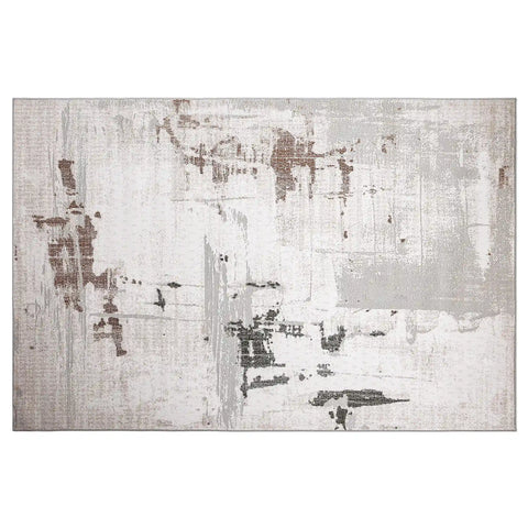 Melard Soft Washed Abstract Neutral Area Rug