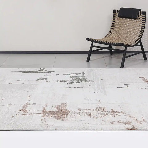 Melard Soft Washed Abstract Neutral Area Rug
