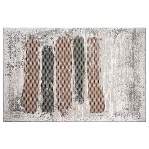 Melard Vertical Block Abstract Textured Area Rug