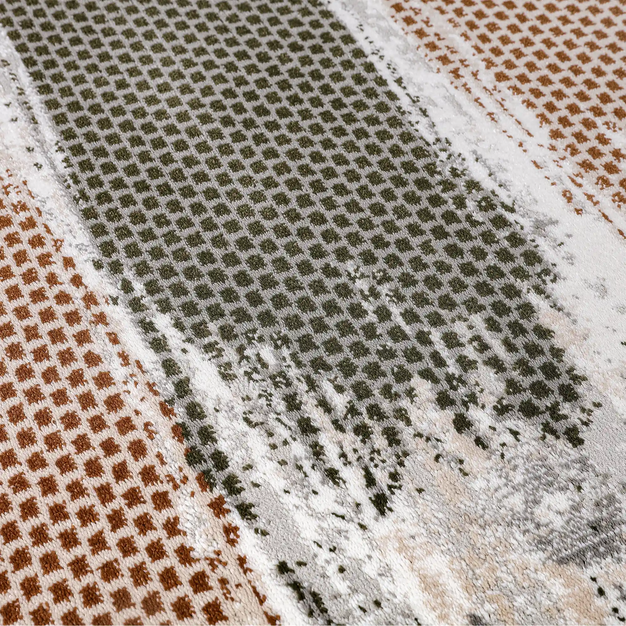 Melard Vertical Block Abstract Textured Area Rug