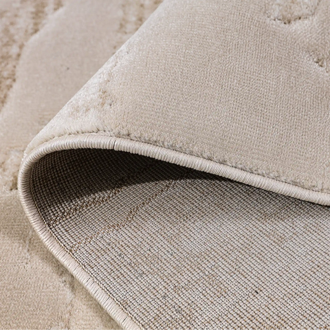 Shanluan Soft Veiled Texture Neutral Area Rug