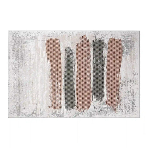 Melard Vertical Block Abstract Textured Area Rug