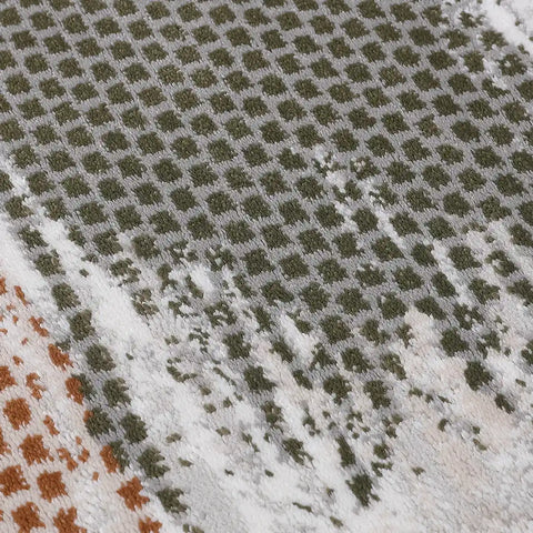 Melard Vertical Block Abstract Textured Area Rug