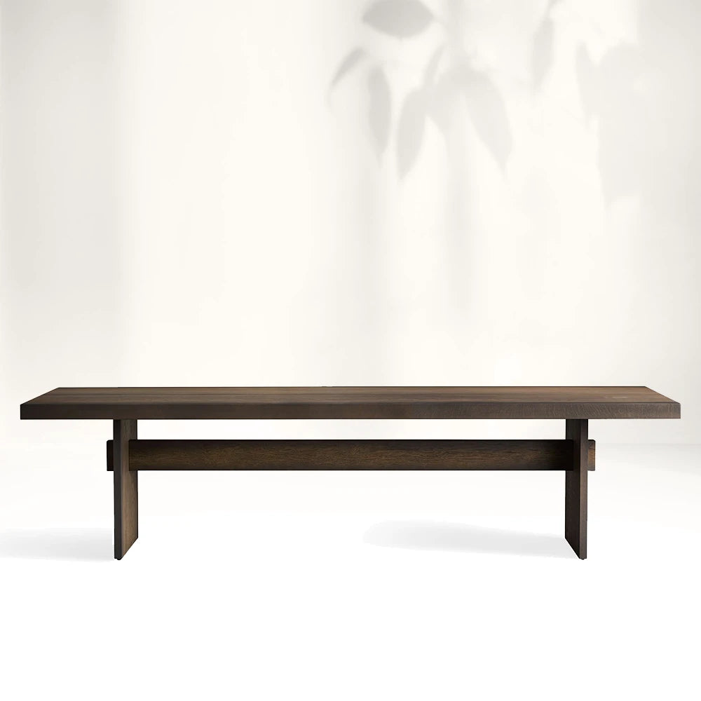 Mihaela 120" Dining Table in Chestnut