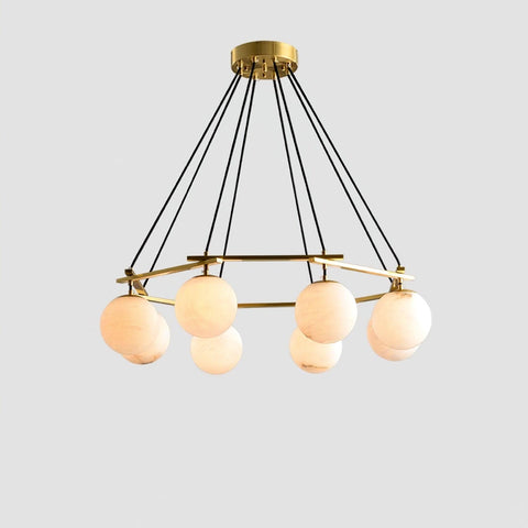 Miira Alabaster Chandelier - Vakkerlight