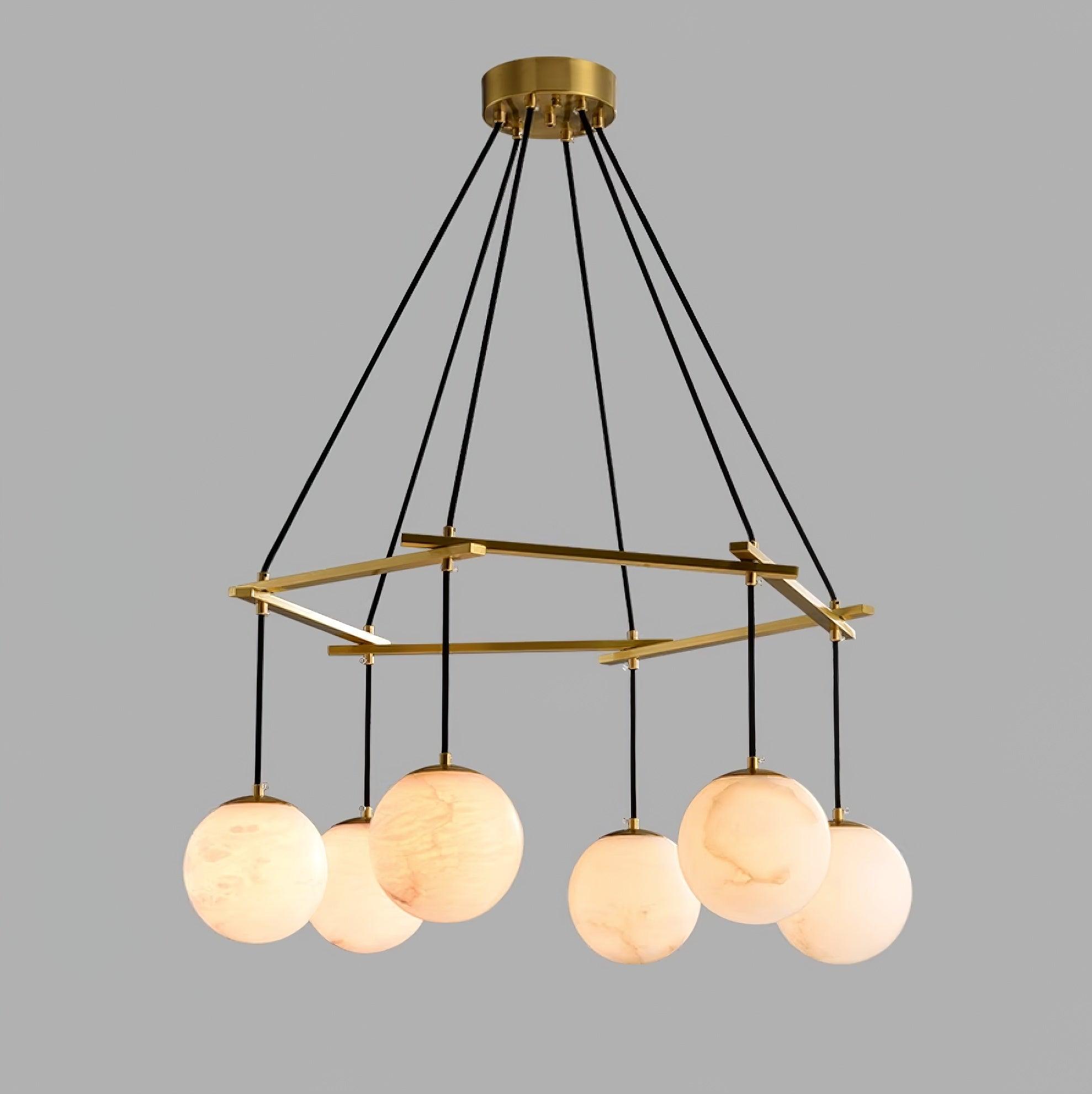 Miira Alabaster Chandelier - Vakkerlight