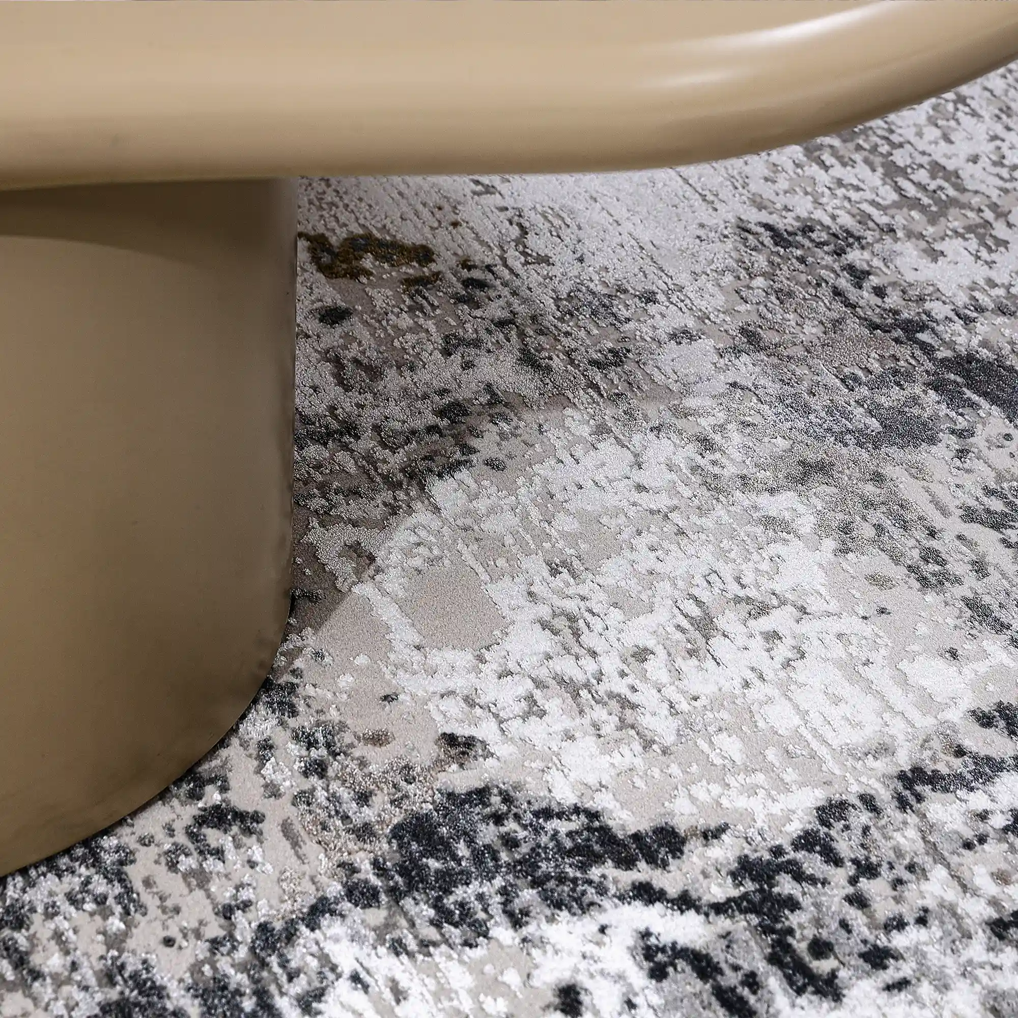 Milano Textured Abstract Neutral Area Rug