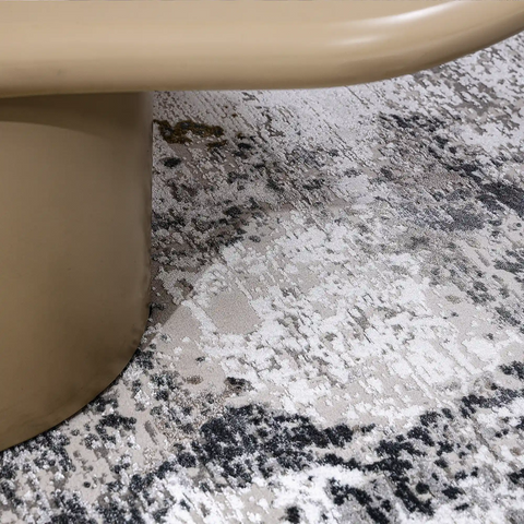 Milano Textured Abstract Neutral Area Rug