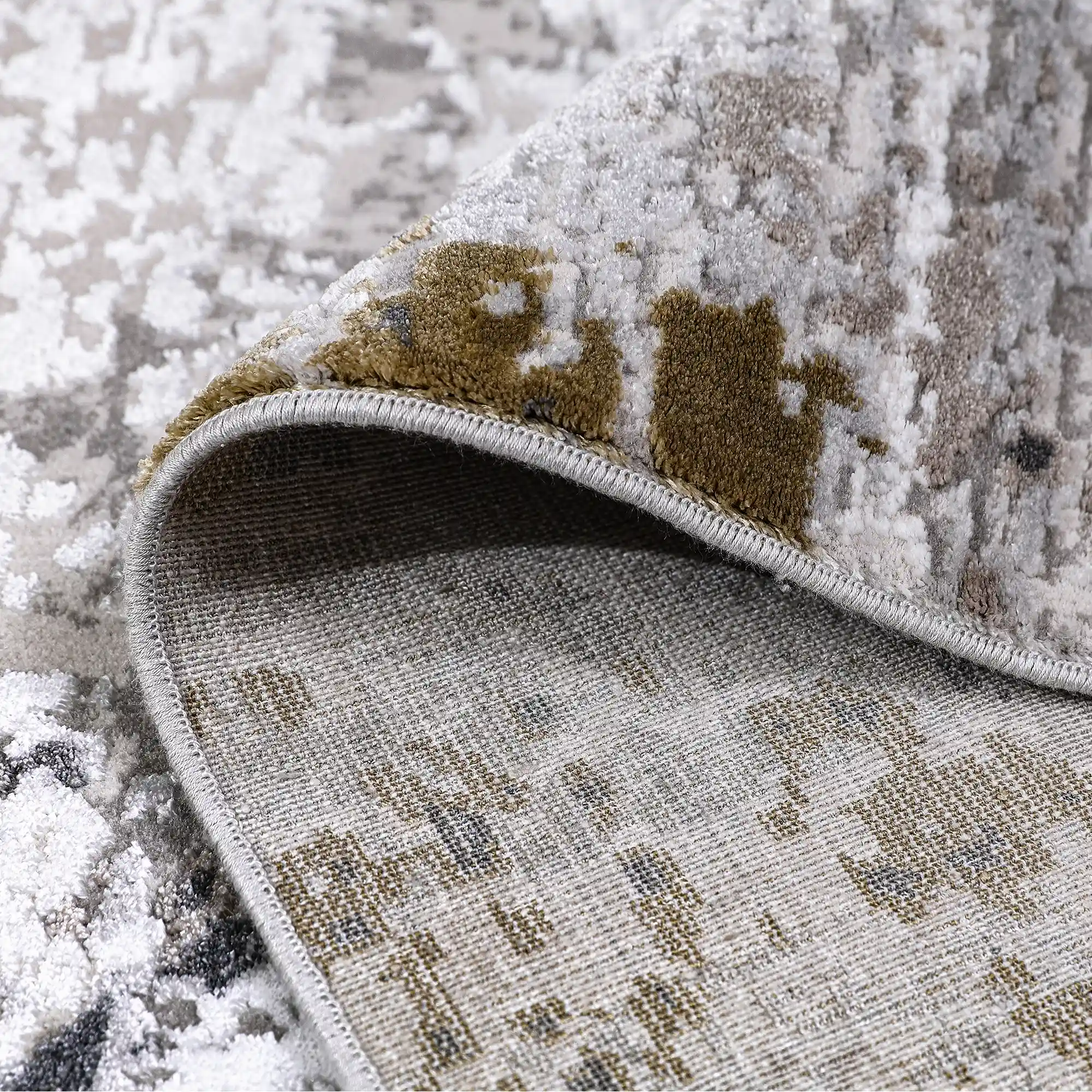 Milano Textured Abstract Neutral Area Rug