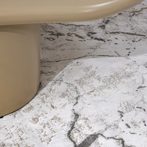 Milano Veined Abstract Neutral Area Rug