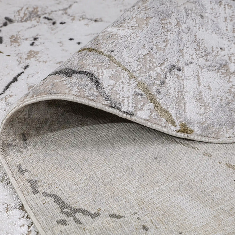 Milano Veined Abstract Neutral Area Rug