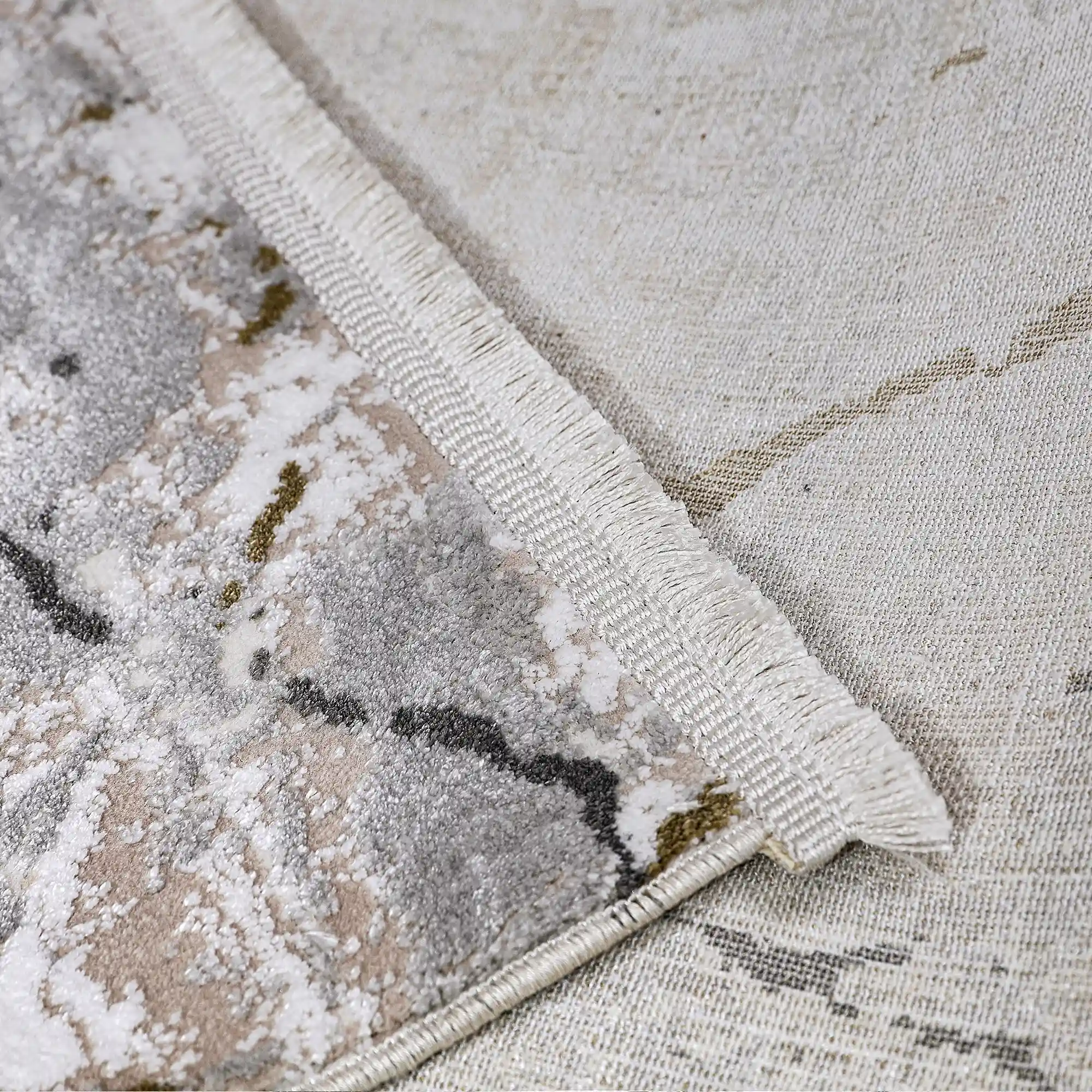 Milano Veined Abstract Neutral Area Rug