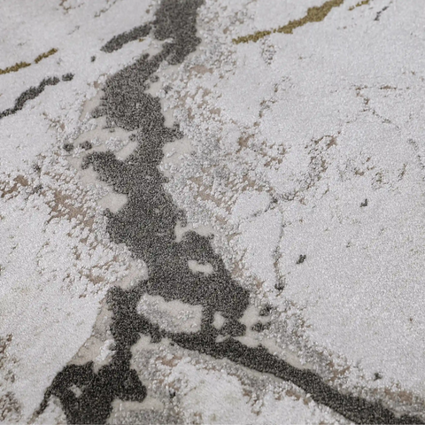 Milano Veined Abstract Neutral Area Rug