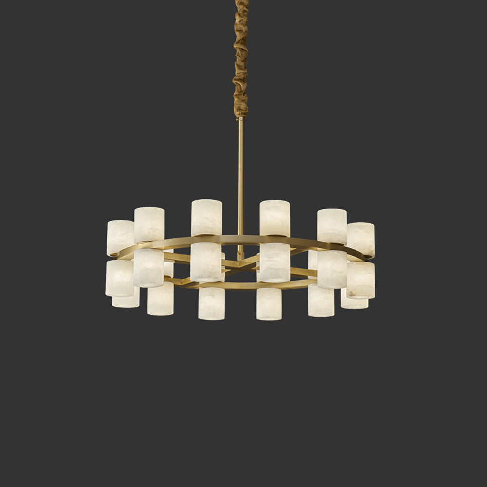 Tabitha Modern Alabaster Chandelier