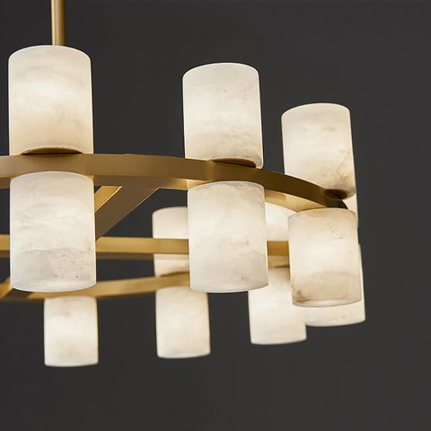 Tabitha Modern Alabaster Chandelier