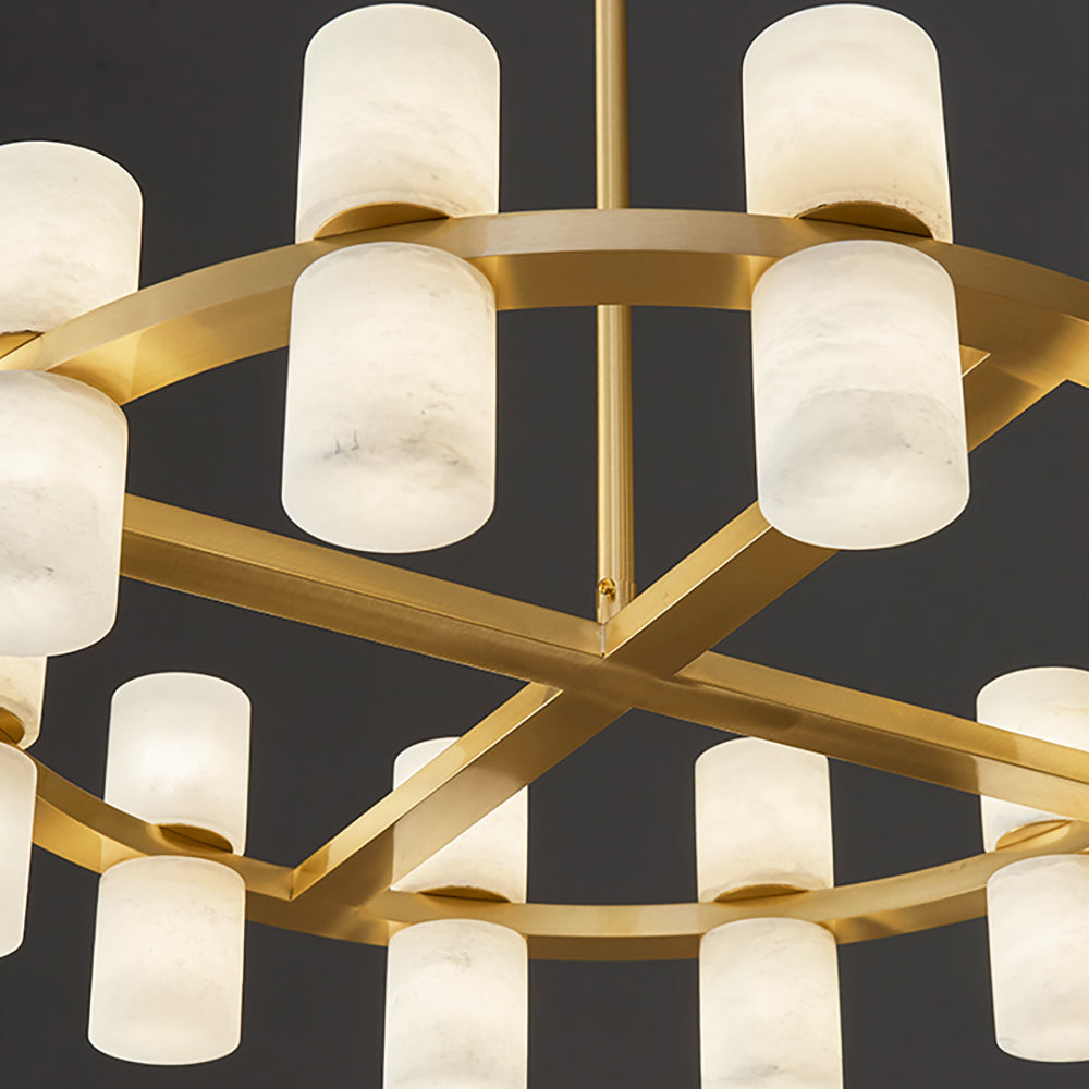 Tabitha Modern Alabaster Chandelier