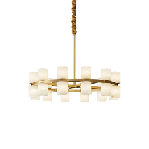 Tabitha Modern Alabaster Chandelier