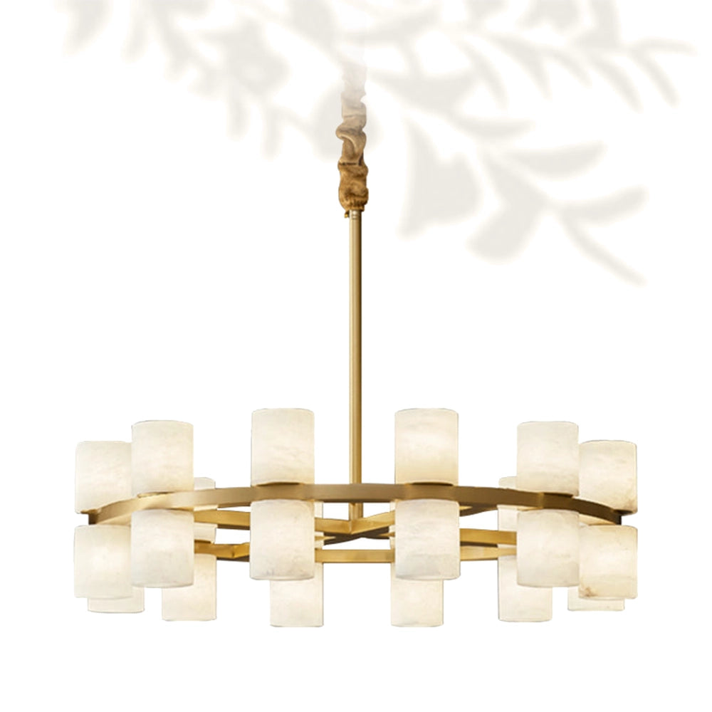 Tabitha Modern Alabaster Chandelier