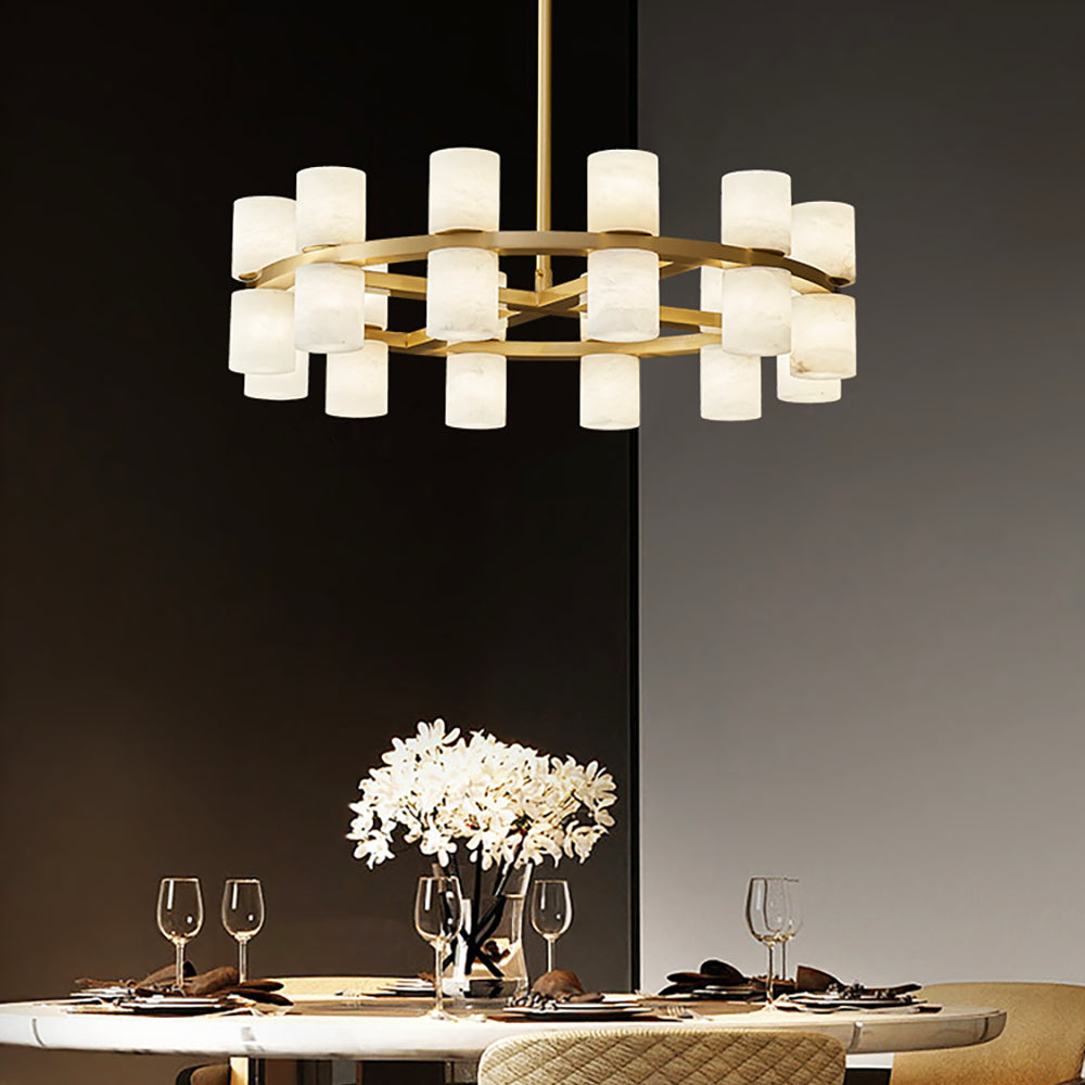 Tabitha Modern Alabaster Chandelier