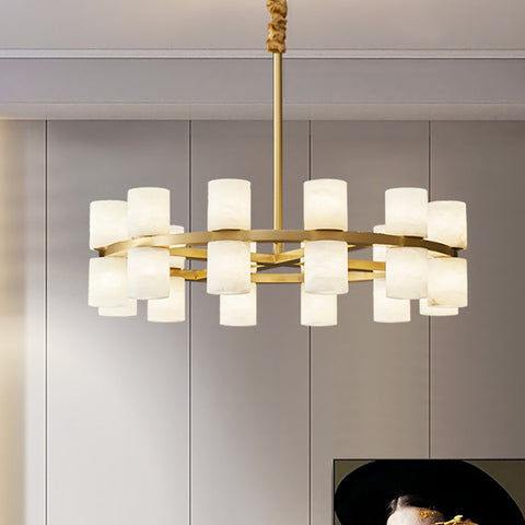 Tabitha Modern Alabaster Chandelier