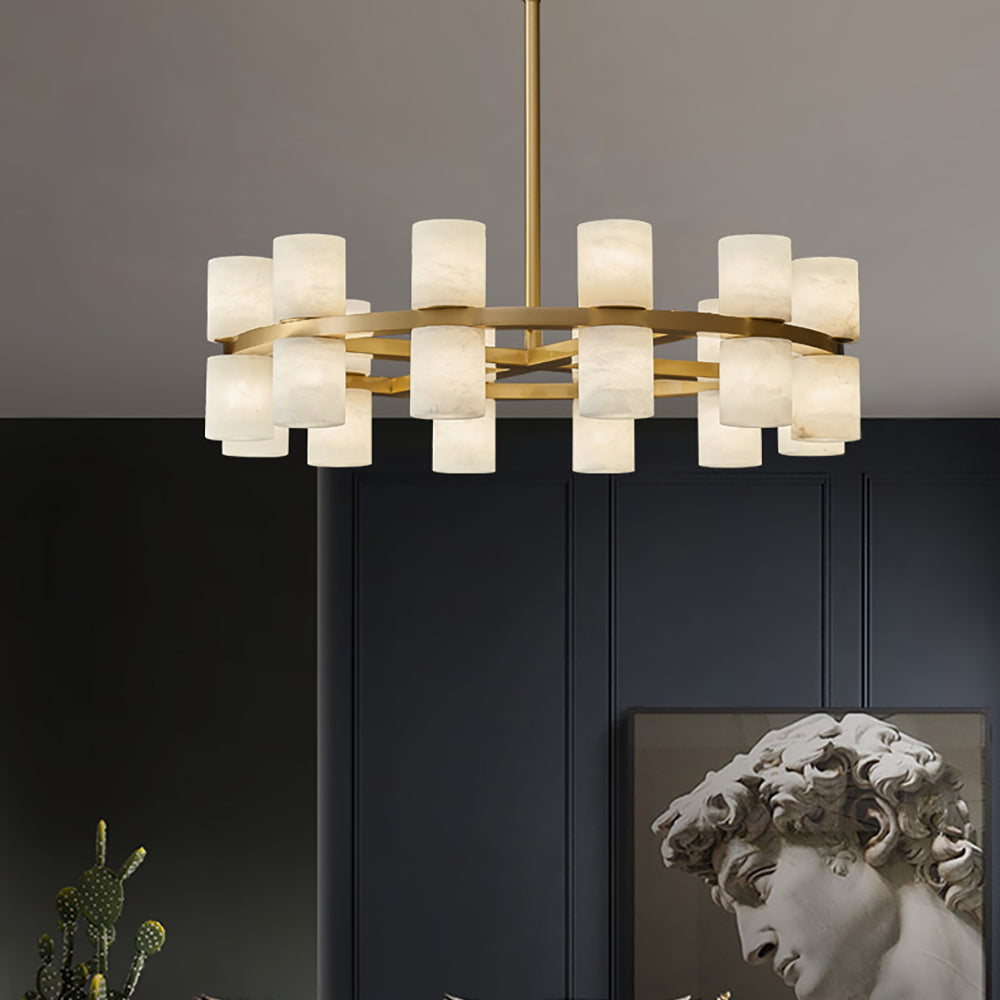 Tabitha Modern Alabaster Chandelier