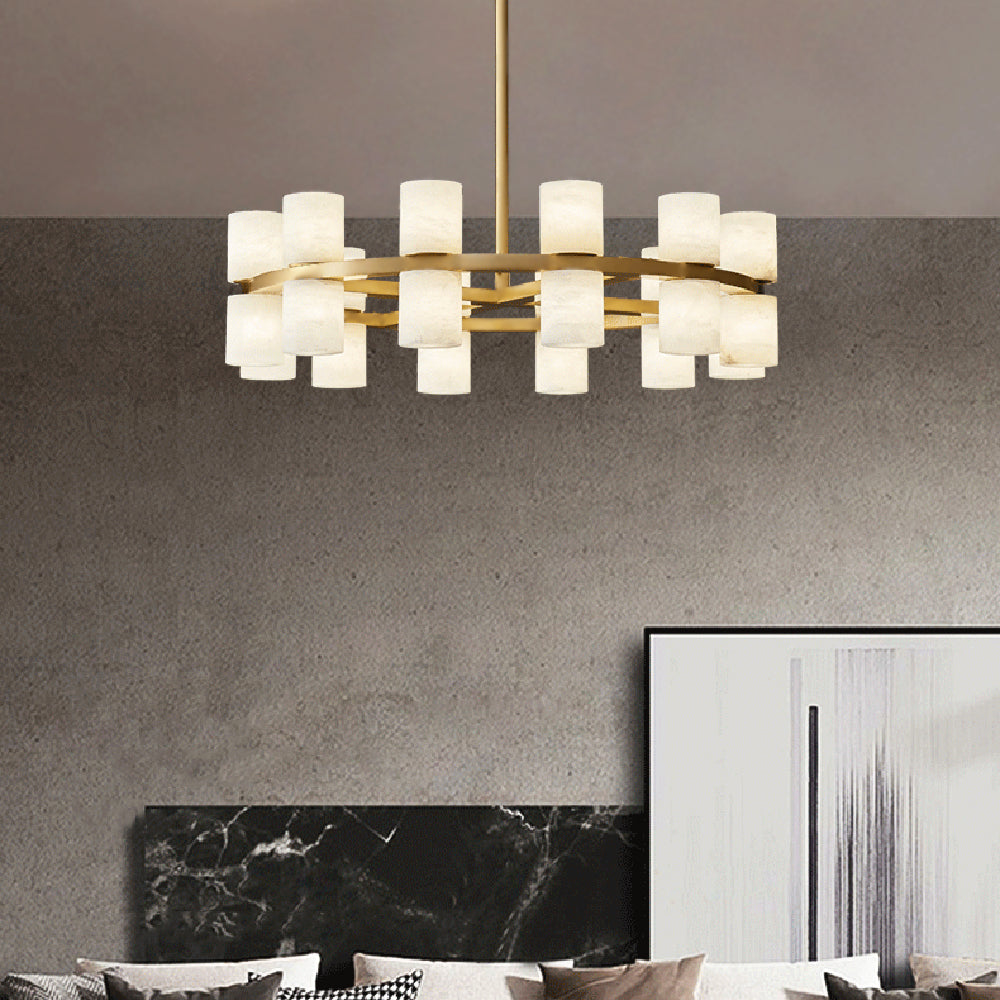 Tabitha Modern Alabaster Chandelier