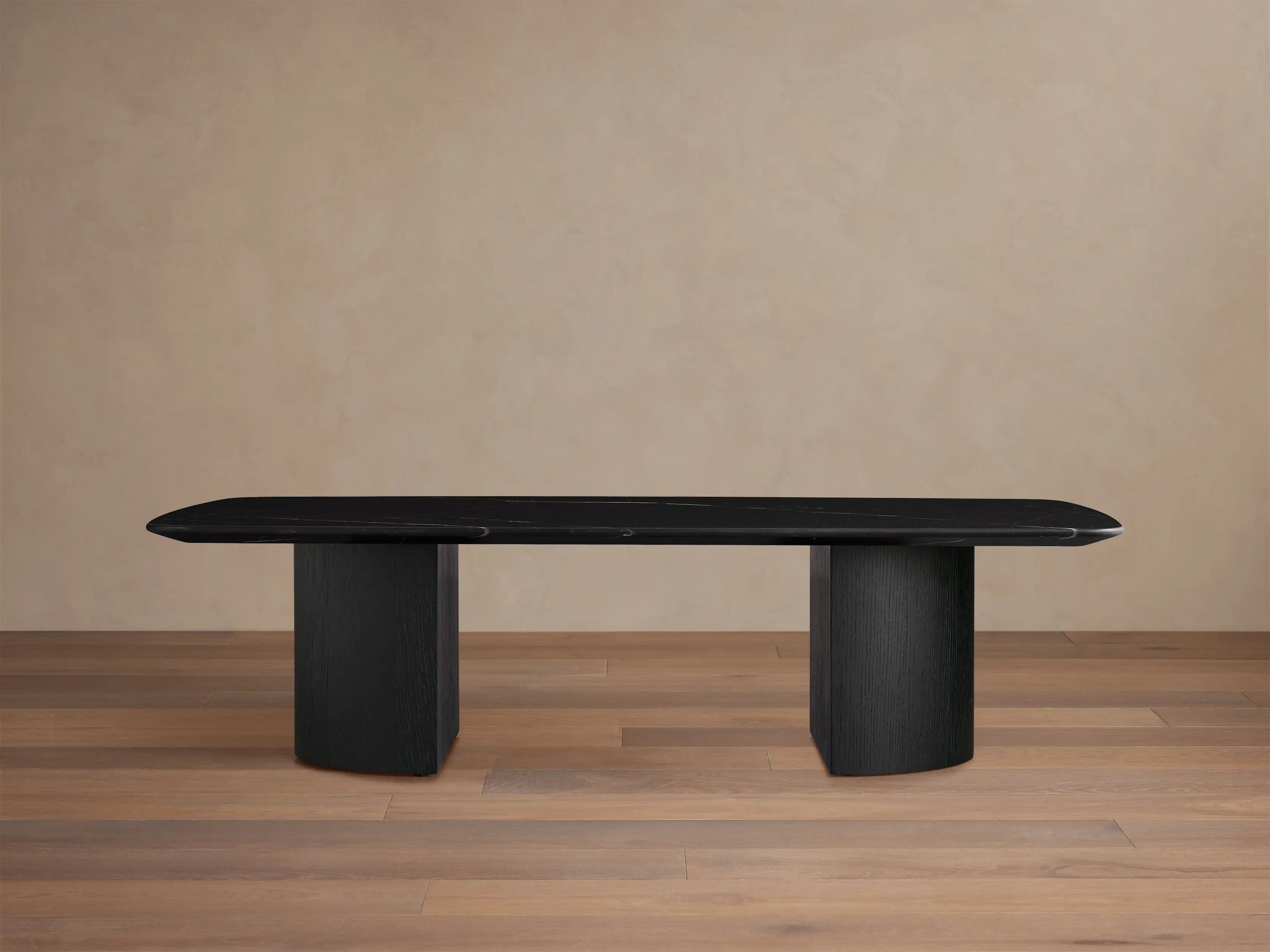 San Germani 72" Stone Coffee Table with Dauphine Metal Base