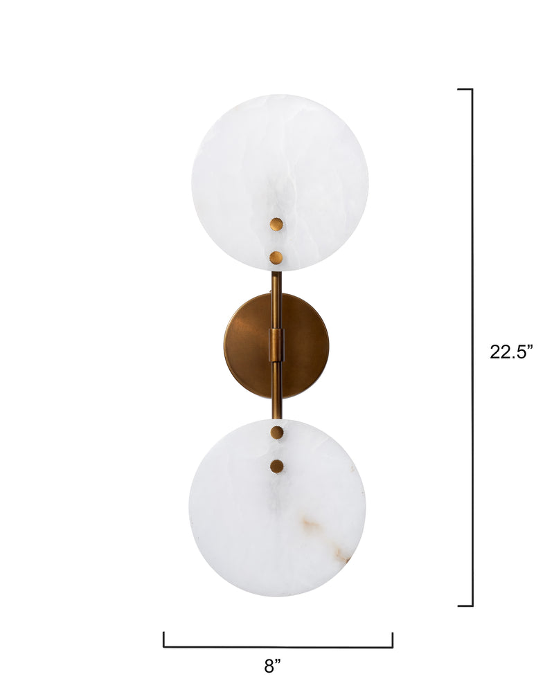 Oracle Alabaster Sconce