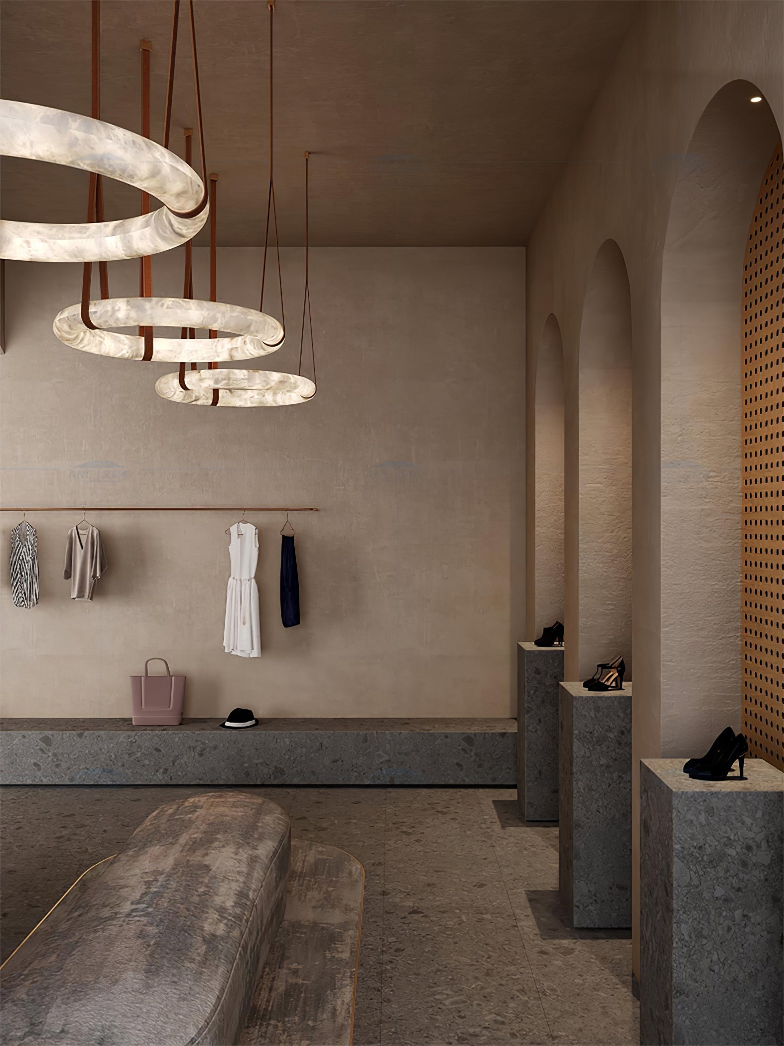 Oslo Pendant Alabaster Light A