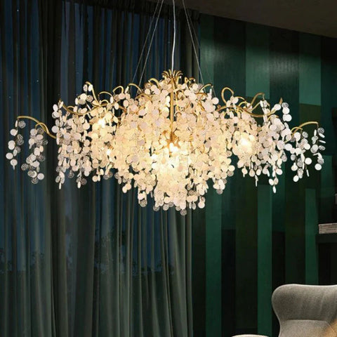 Housegent Luxury Spring Oval Branch Chandelier