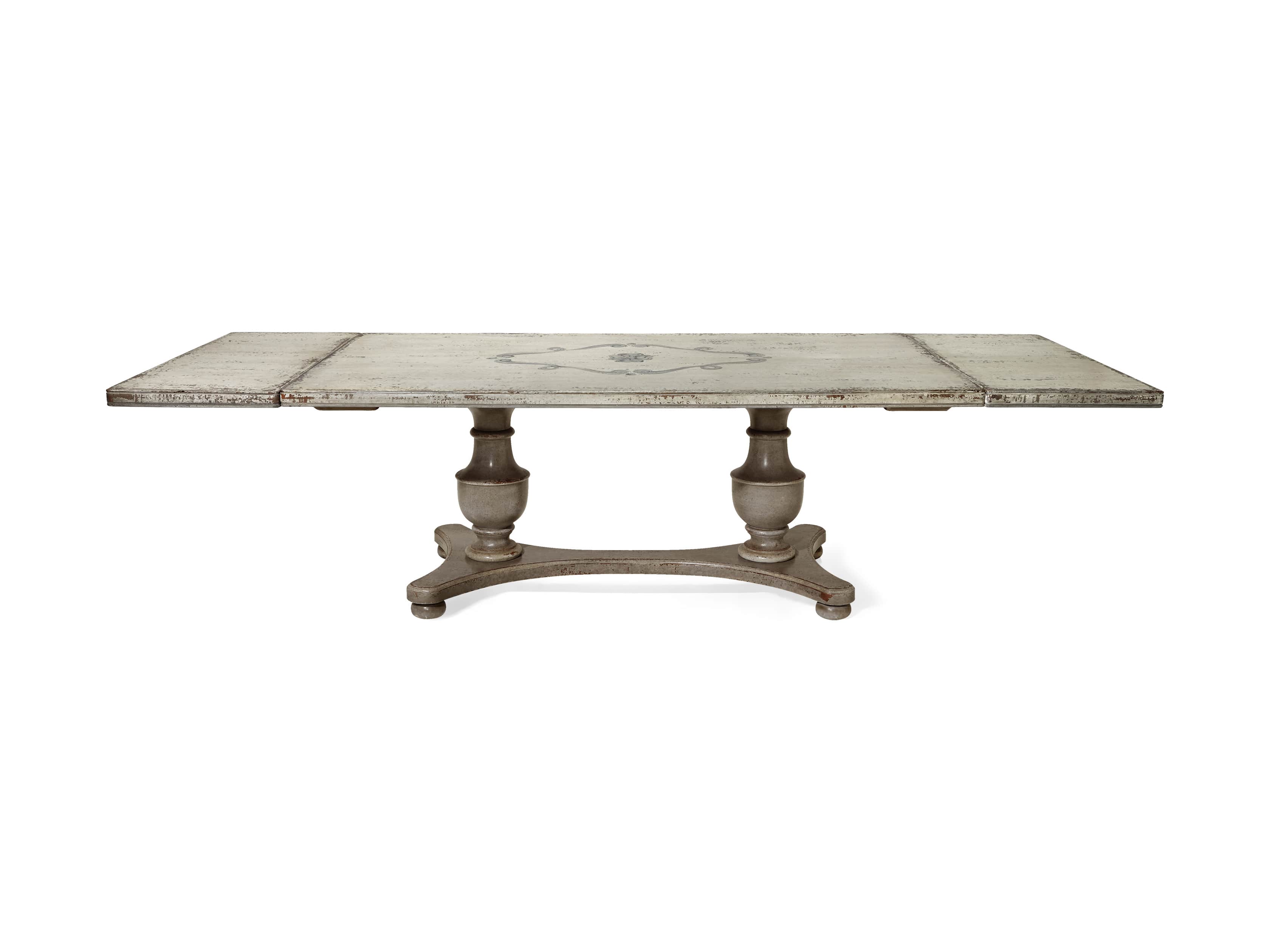 Biancca Center Scroll Bell'Arte Rectangle Dining Table