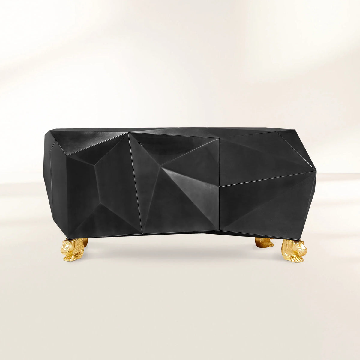 Diamond-Inspired Sideboard Cabinet
