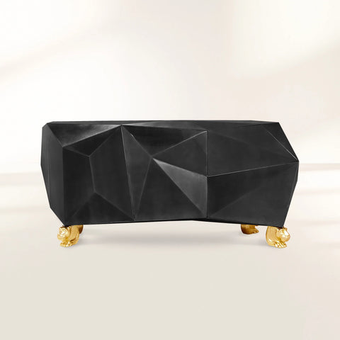 Diamond-Inspired Sideboard Cabinet
