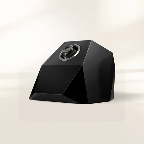 Diamond Watch Winder with Sculptural Faceted Design and