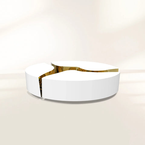 Brass Sculptural Form Dining Table
