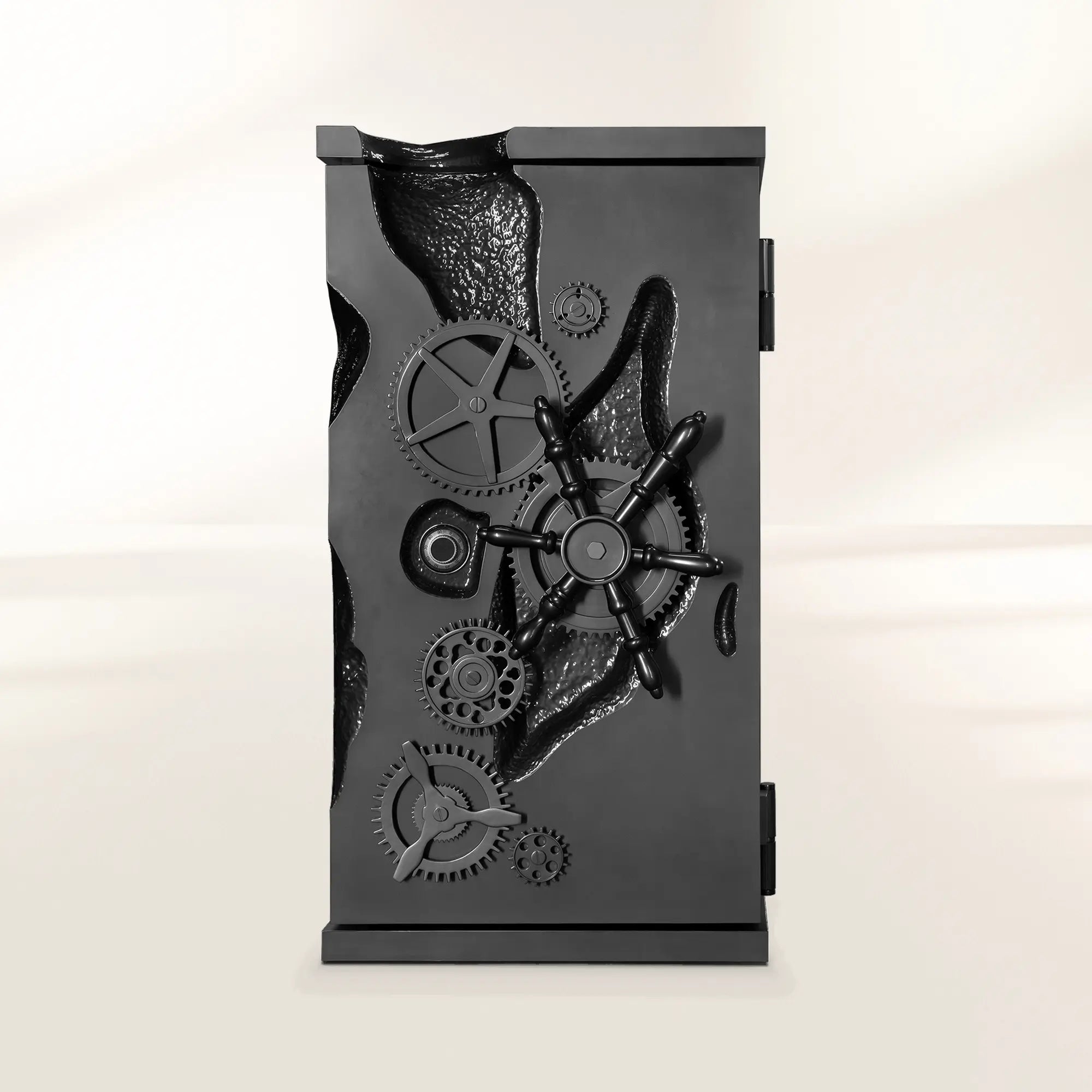 Collectible Vault Safe with Gold-Plated Finish and Secret