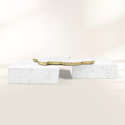 Black Sculptural Form Coffee Table