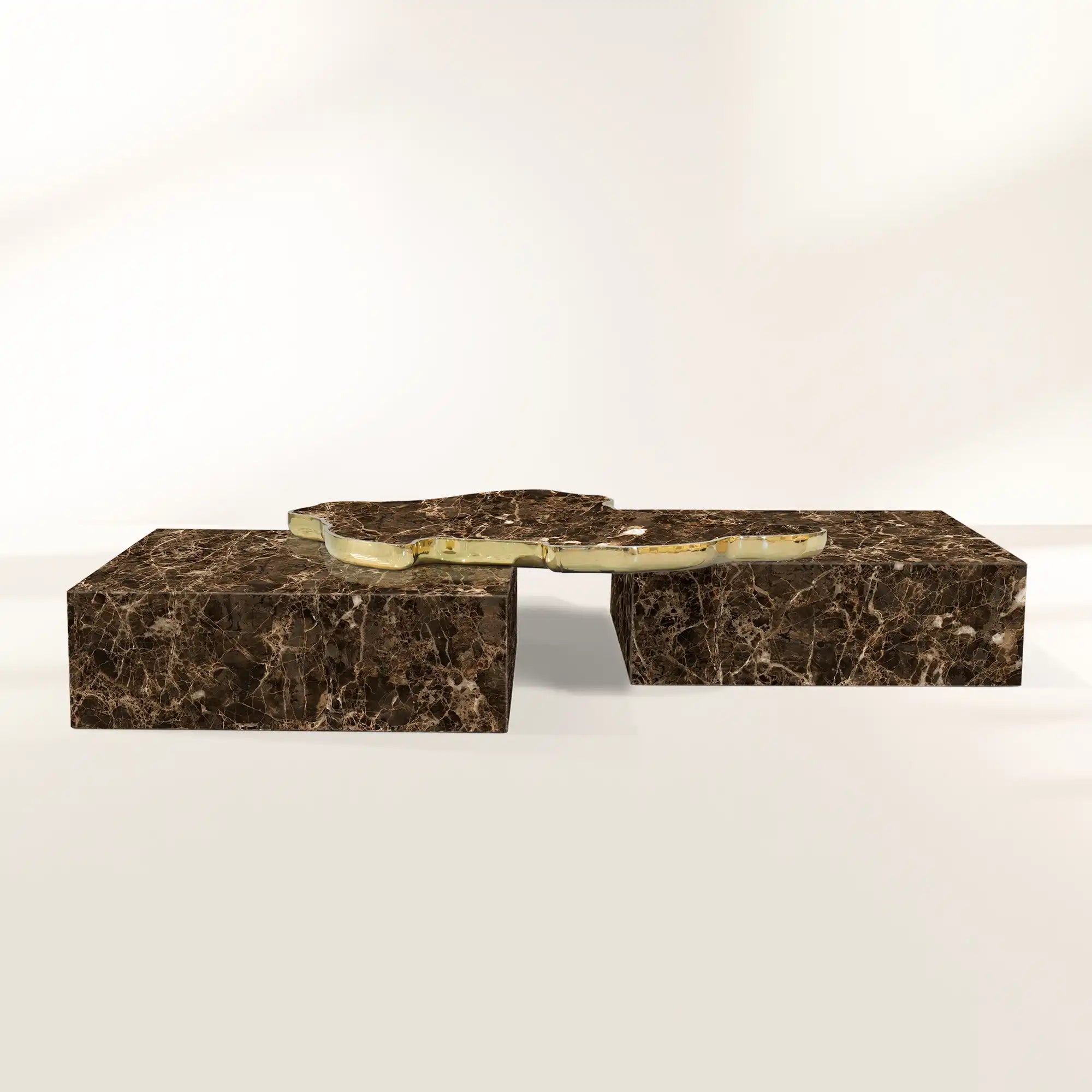 Black Sculptural Form Coffee Table