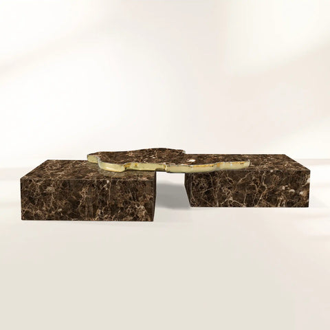 Black Sculptural Form Coffee Table