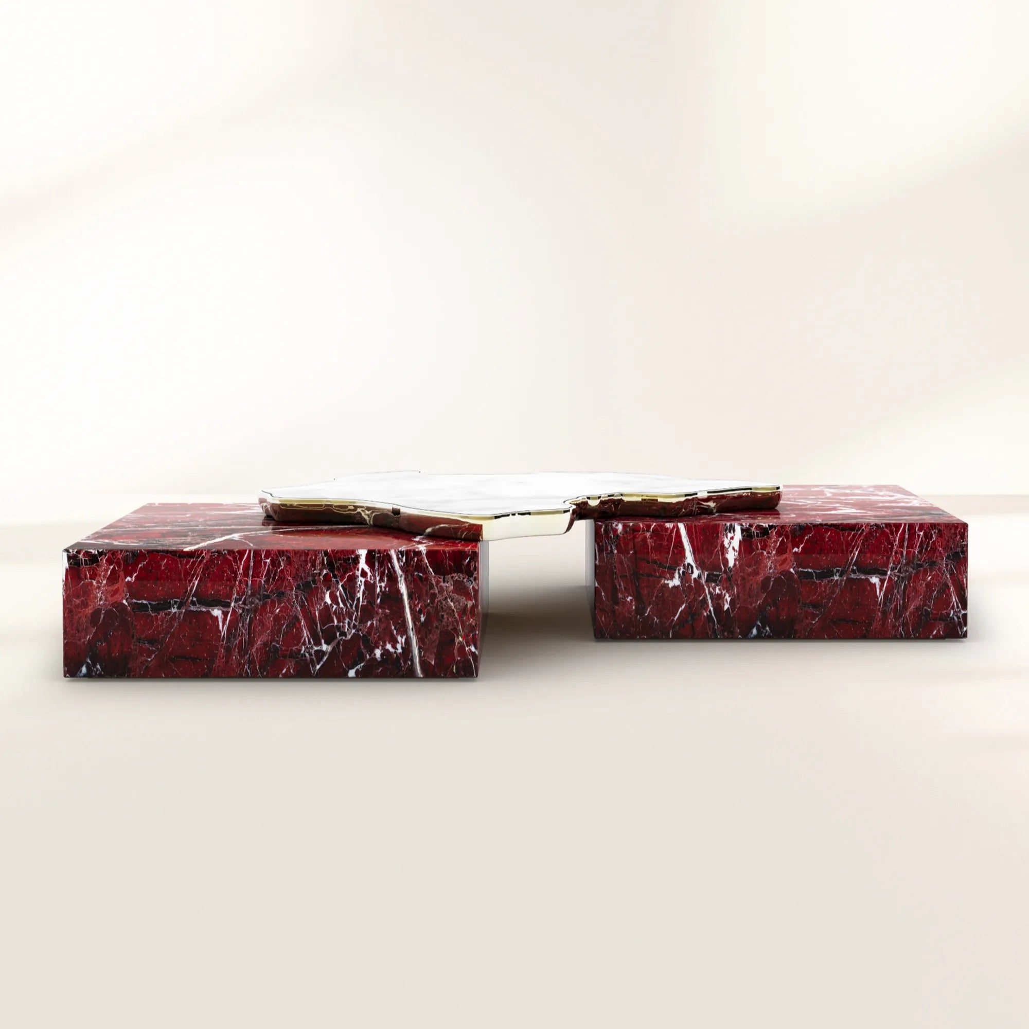 Black Sculptural Form Coffee Table