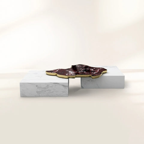 Black Sculptural Form Coffee Table