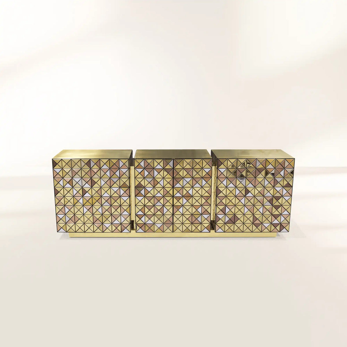 Anodized Metal Sideboard Cabinet