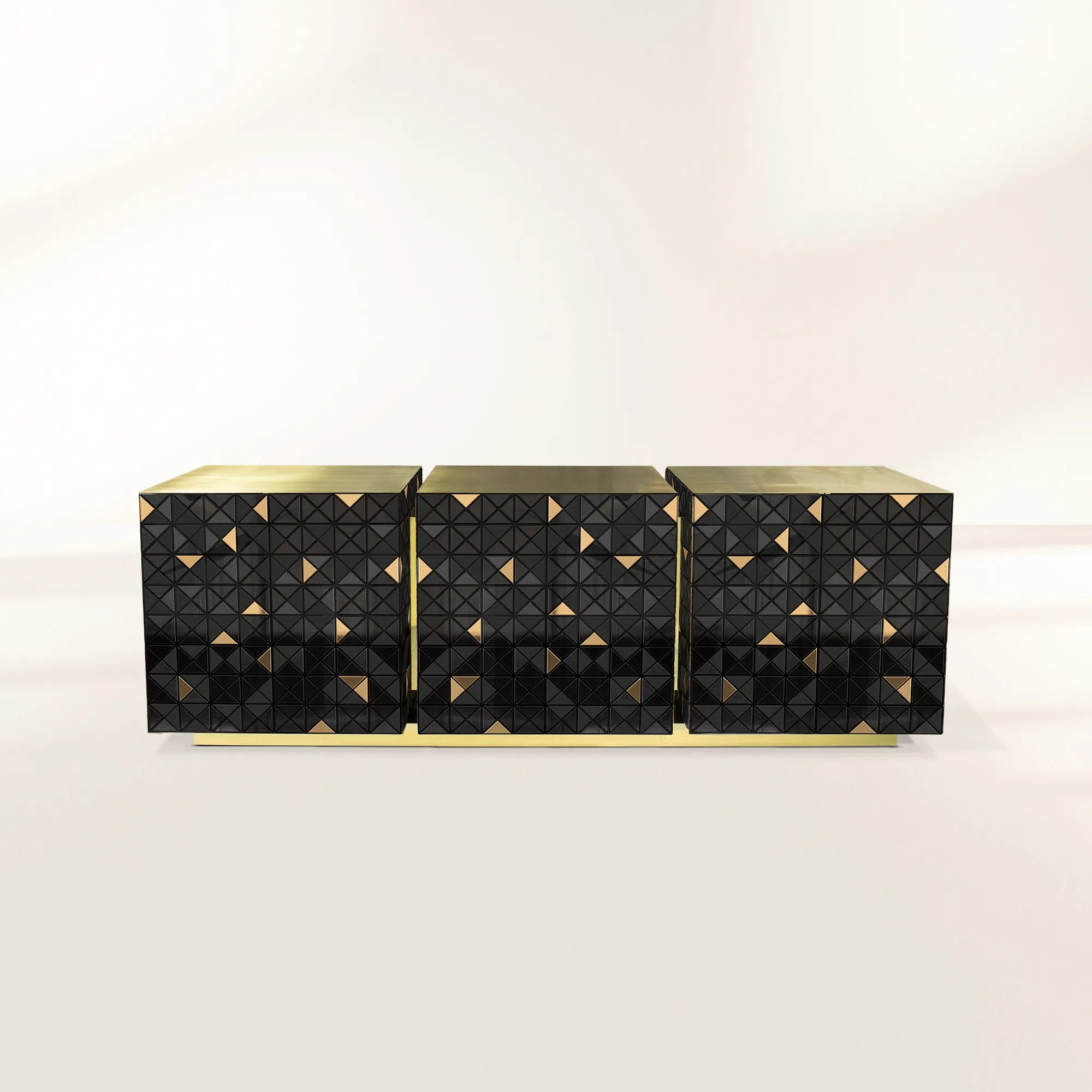 Anodized Metal Sideboard Cabinet