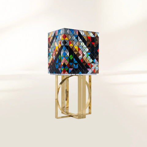 Mirrored Lacquer Black Bar Cabinet