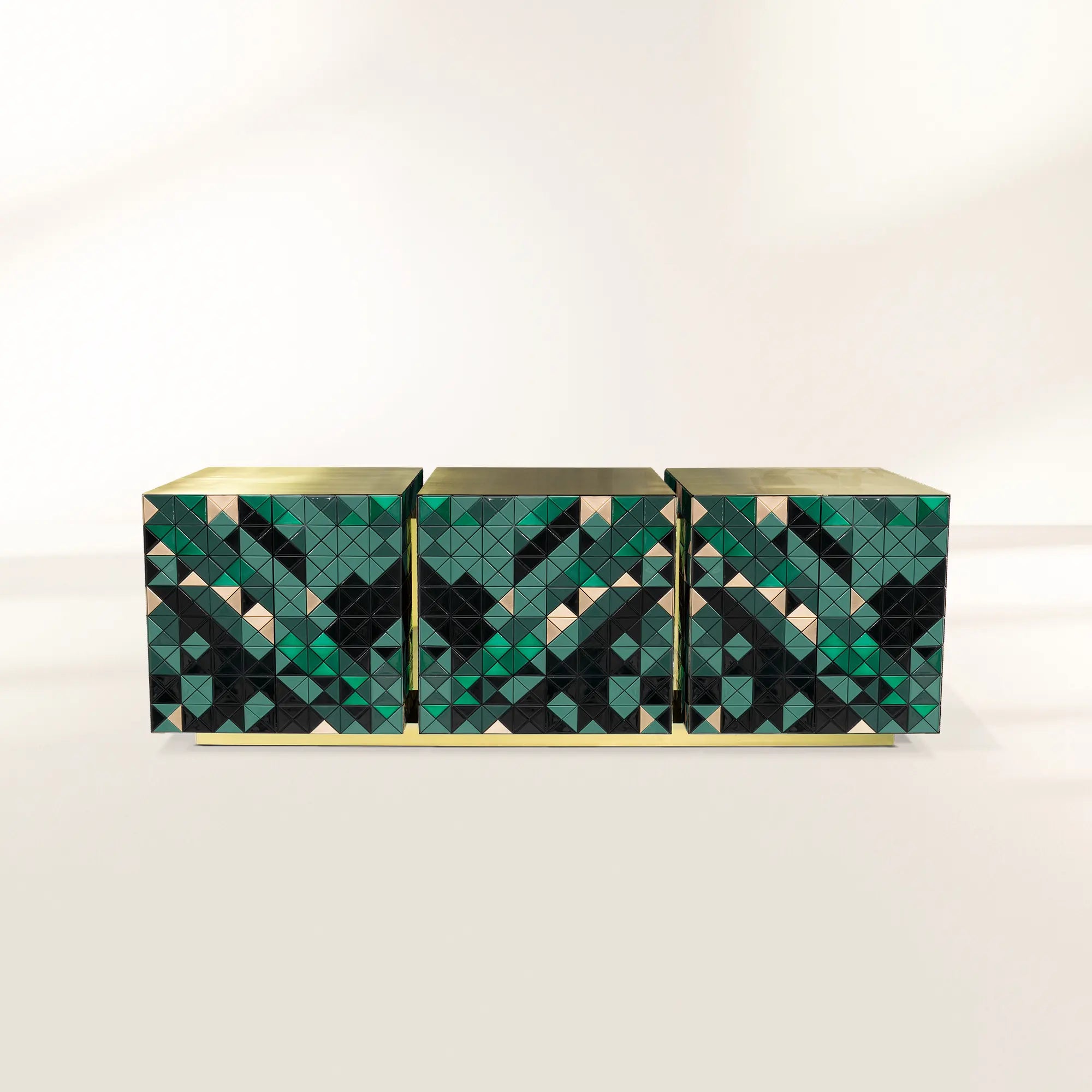 Anodized Metal Sideboard Cabinet