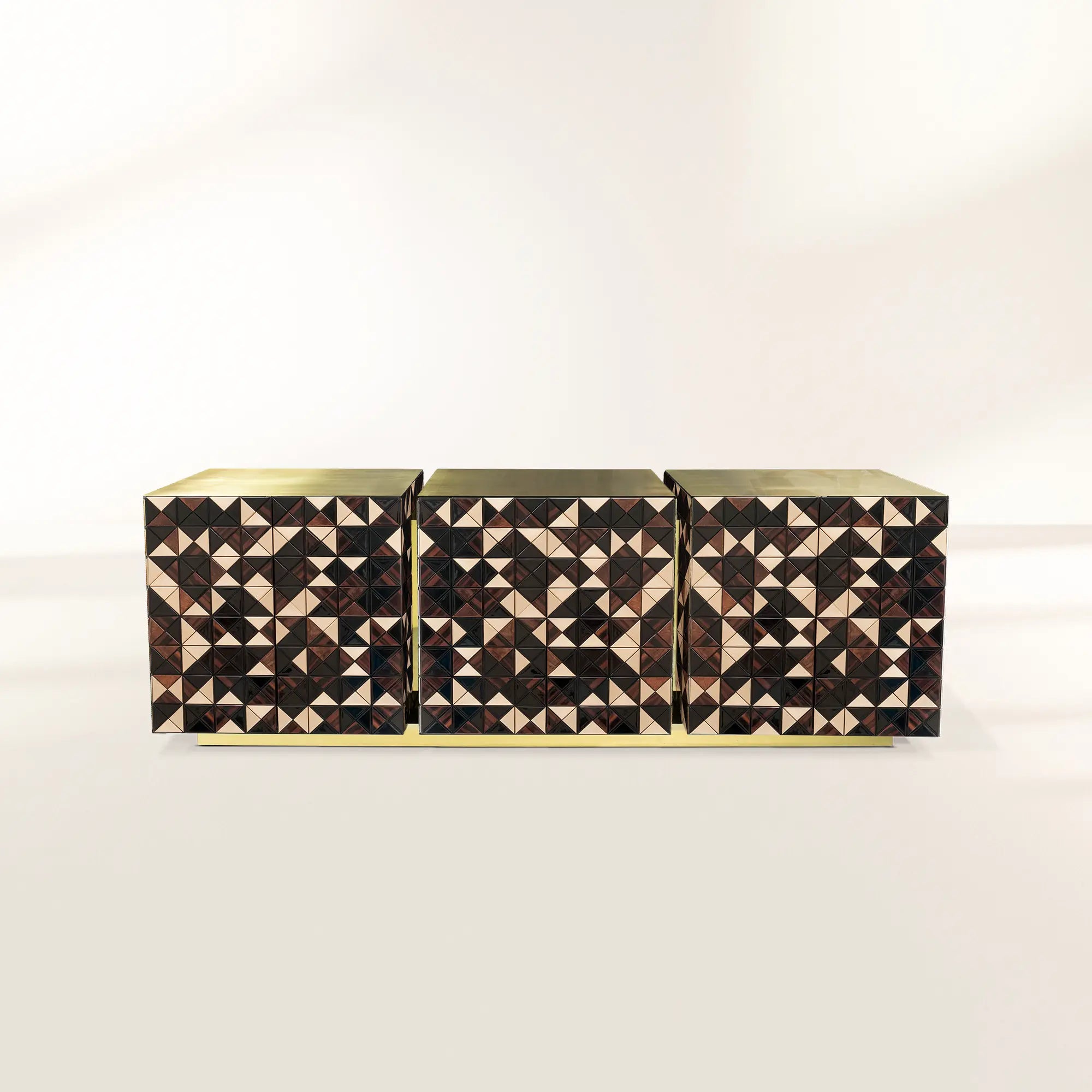 Anodized Metal Sideboard Cabinet