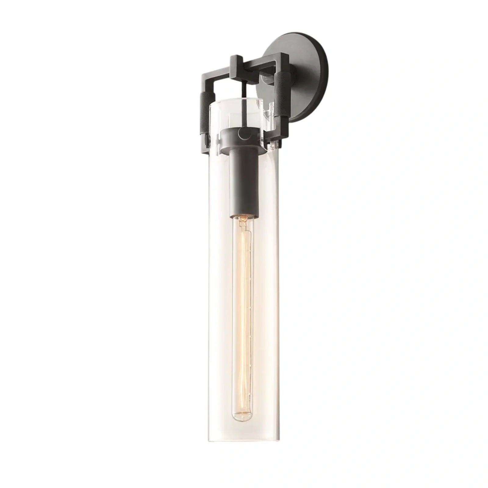Zephyral Glass Cylinder Sconce