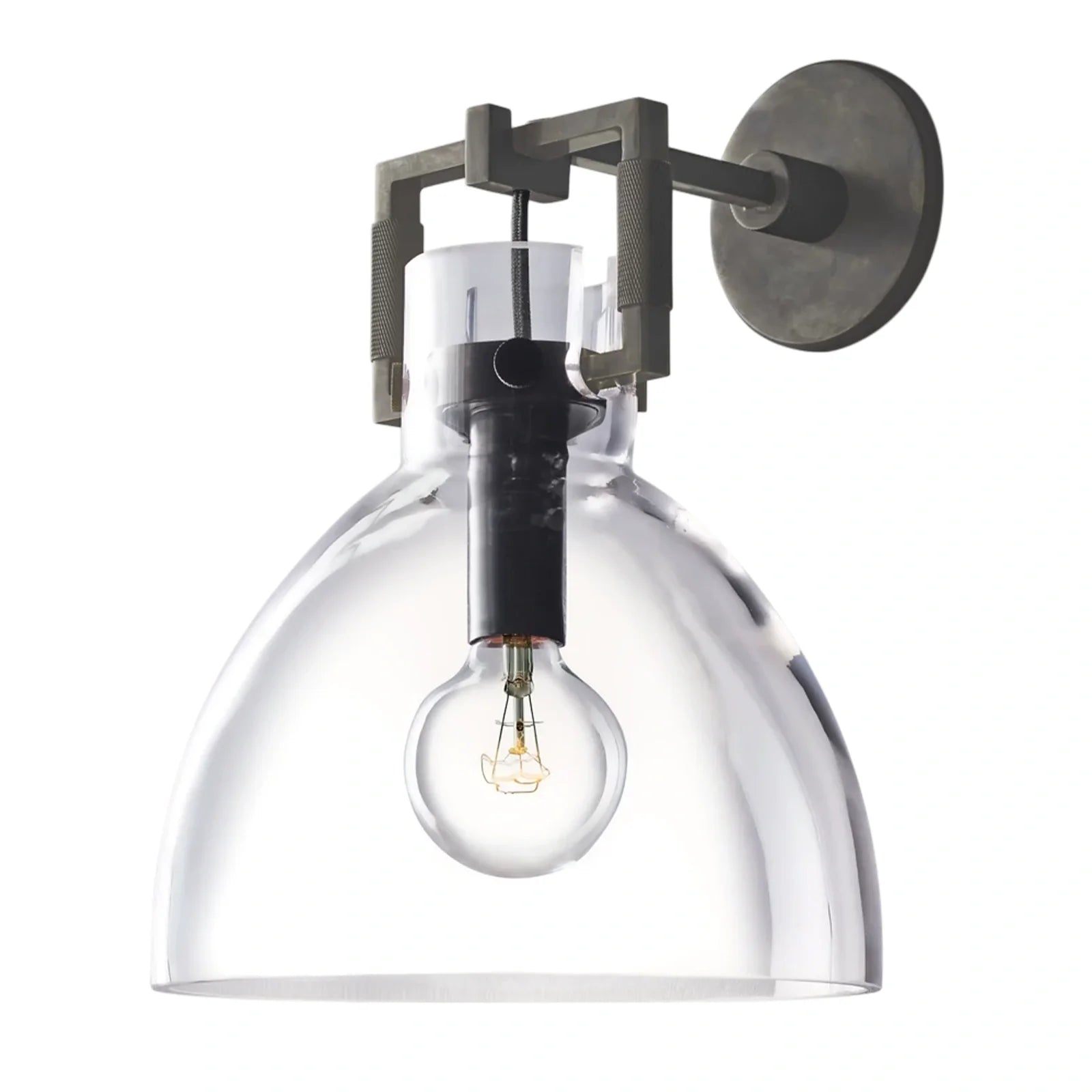 Zephyral Glass Cloche Sconce